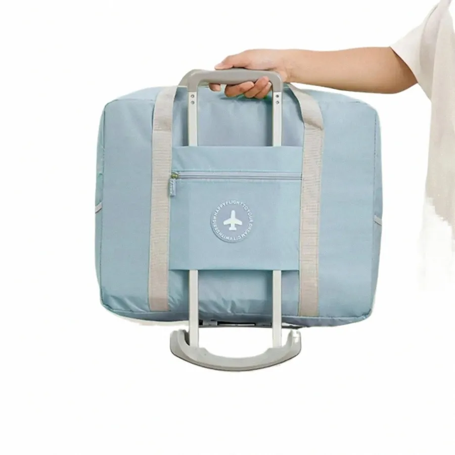 DHgate Foldable Extra Large Capacity Nylon Duffle Bag for Travel Sports and Storage Bags Luggage Accessories