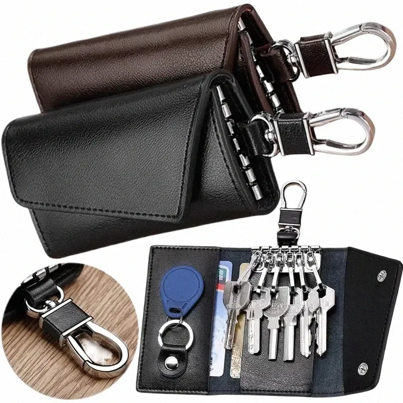 Key Holder Wallet Unisex Solid PU Leather Organizer Wallet Bag For House Car Keys Cards From Breezybackpack 4.31 DHgate.Com