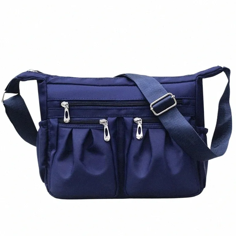 DHgate 2024Womens Waterproof Nylon Crossbody Bag Multi pocket Travel Handbag Large Capacity Oxford Shoulder Bag Bags Luggage Accessories