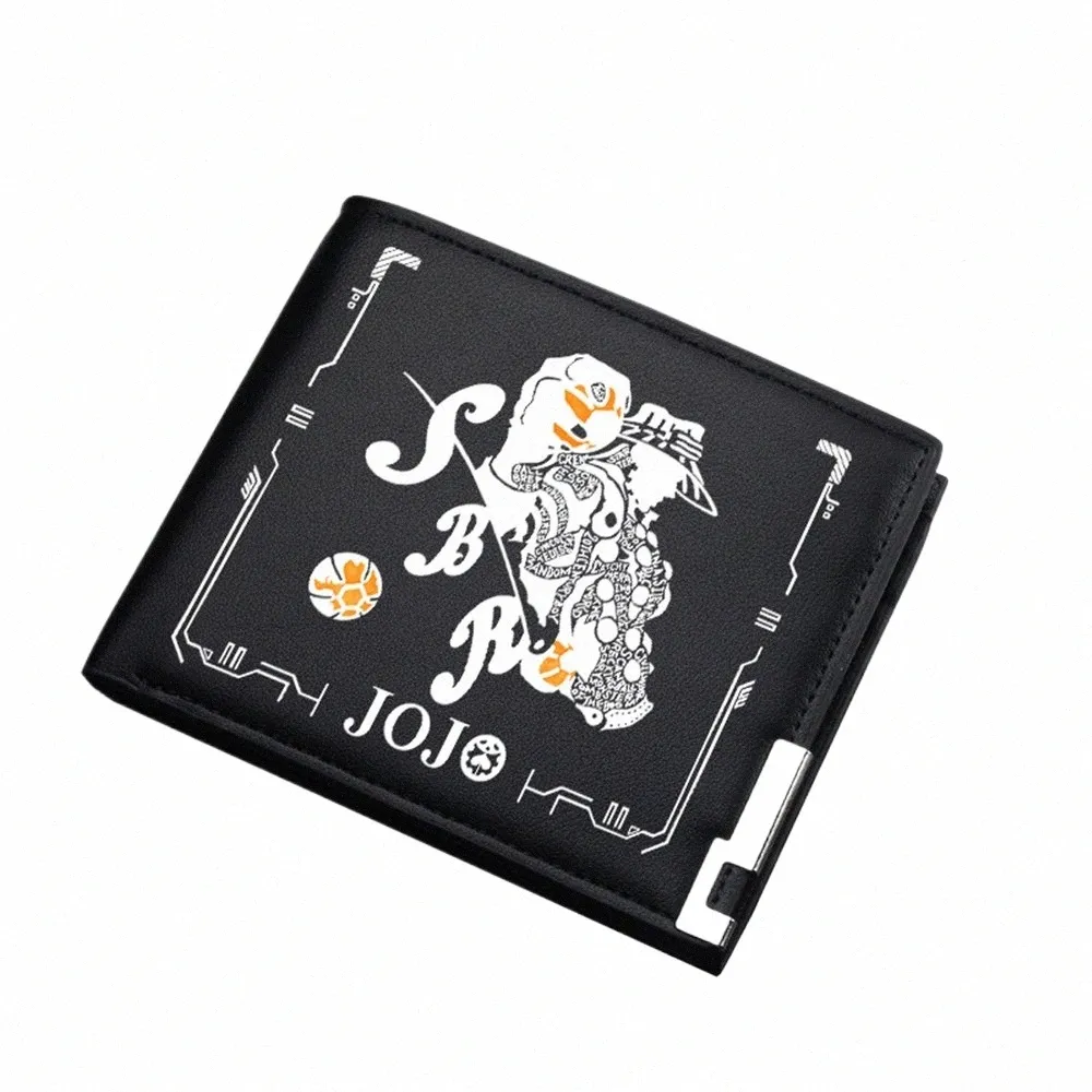 JoJo's Bizarre Adventure Anime Kunstleer Portemonnee Korte