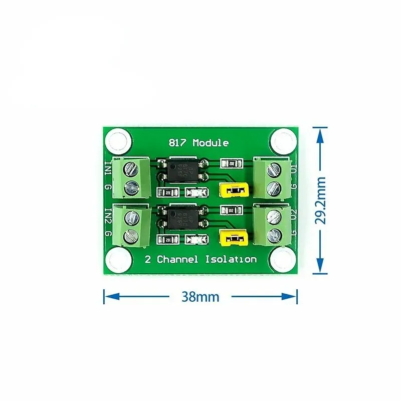 8 Channel Optocoupler Board - 817 Modul 3.6-30V Isolation