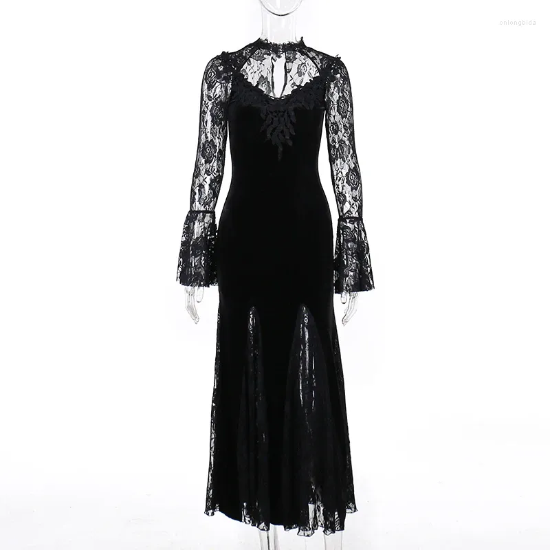 Bk e Gothic ss with High Neline and Sheer Overlay Bk e Gothic ss with High Neline and Sheer Overlay