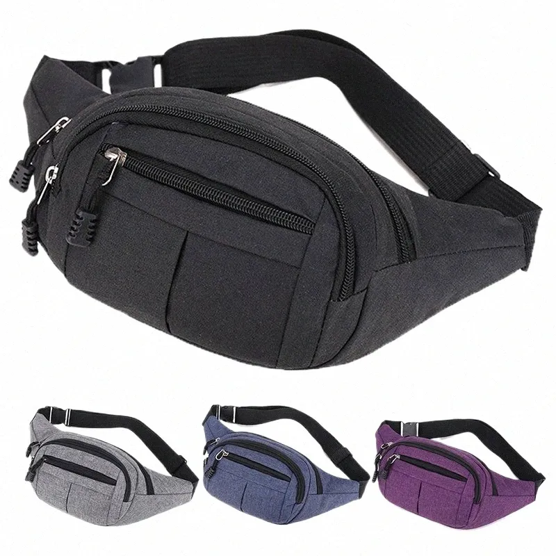 Men's Nylon Waist Pack: Sport Fanny Bag, Drop Leg Thigh Pouch, Hip Bum Belt  Travel, Motorcycle, Crossbody Versatile Durable!