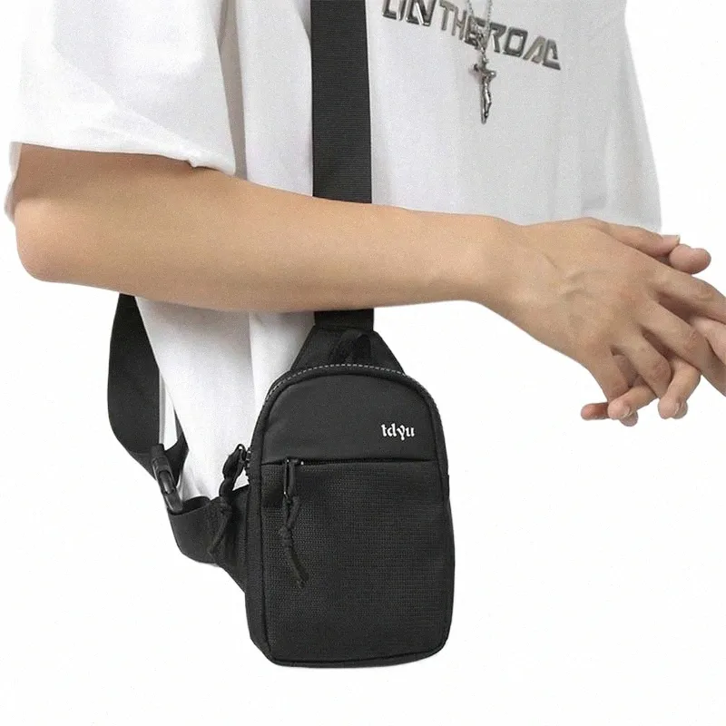 Men s Chest Bag Stylish Sling Pack for Biking Casual Outings Sports