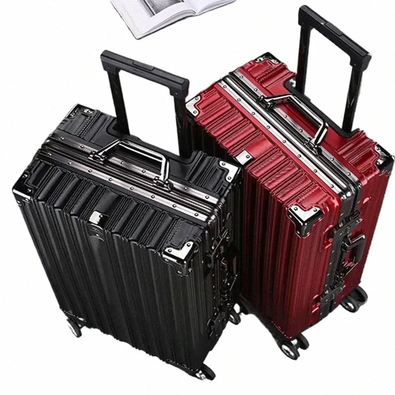 Extra Large Rolling Suitcase Cute Functional Student Trunk