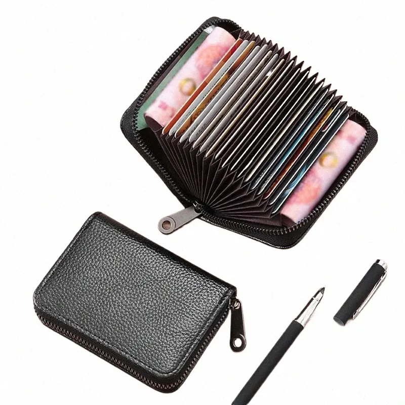 Vintage Accordion Wallet - Multi-Slot Card Holder, Small Vintage Accordion Wallet - Multi-Slot Card Holder, Small