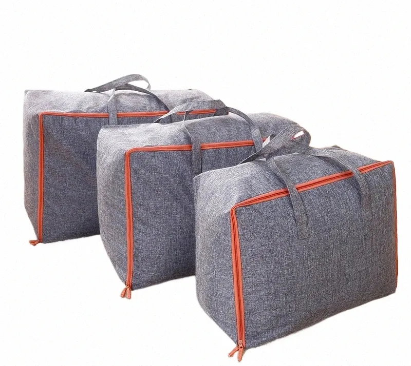DHgate Large Canvas Travel Storage Bag Durable Odorless Portable Extra Large Moving Bag for Clothes Quilts Bags Luggage Accessories