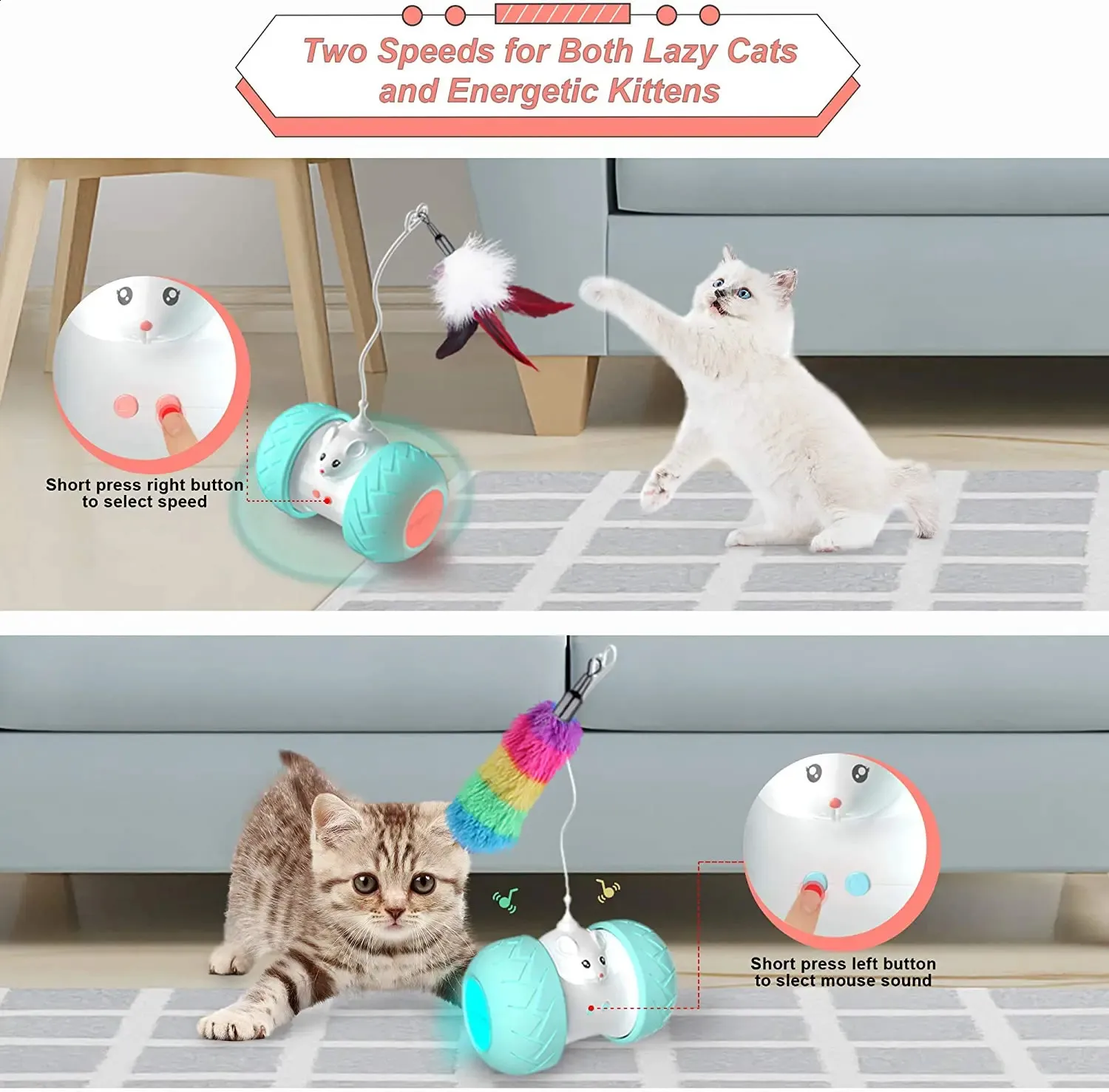 Cat Tunnel 37 PCS Interactive For Indoor Cats - SHEIN A Kitten Toys