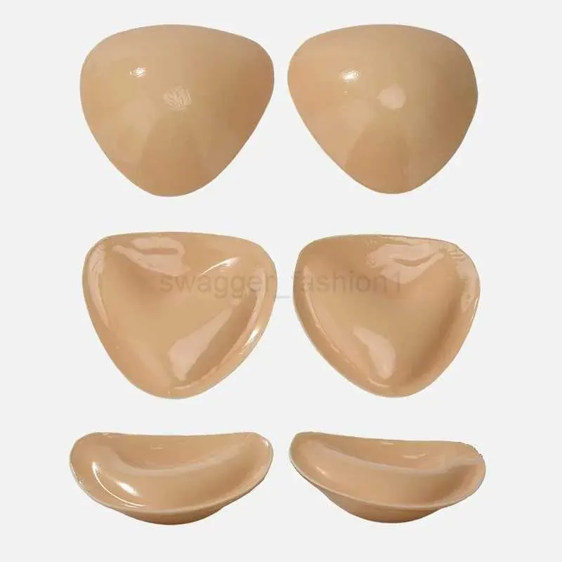 Double-sided Adhesive Pads Double Sided Sticky Bra Inserts - Reusable Push Up Pads For Swimsuit & Sports Bras Adhesive Bra Inserts