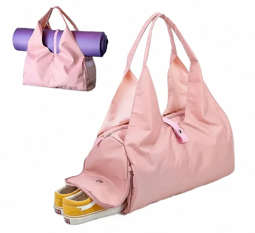 Yoga Mat Bag Adjustable Yoga Mat Carrier Strap - Pink Yoga Mat