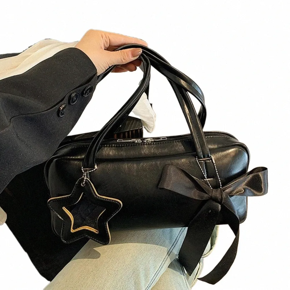 バッグ leather gimmick belt mini boston bag y2k Y2K Mini Crossbody Bag - Purple PU Leather Handbag with