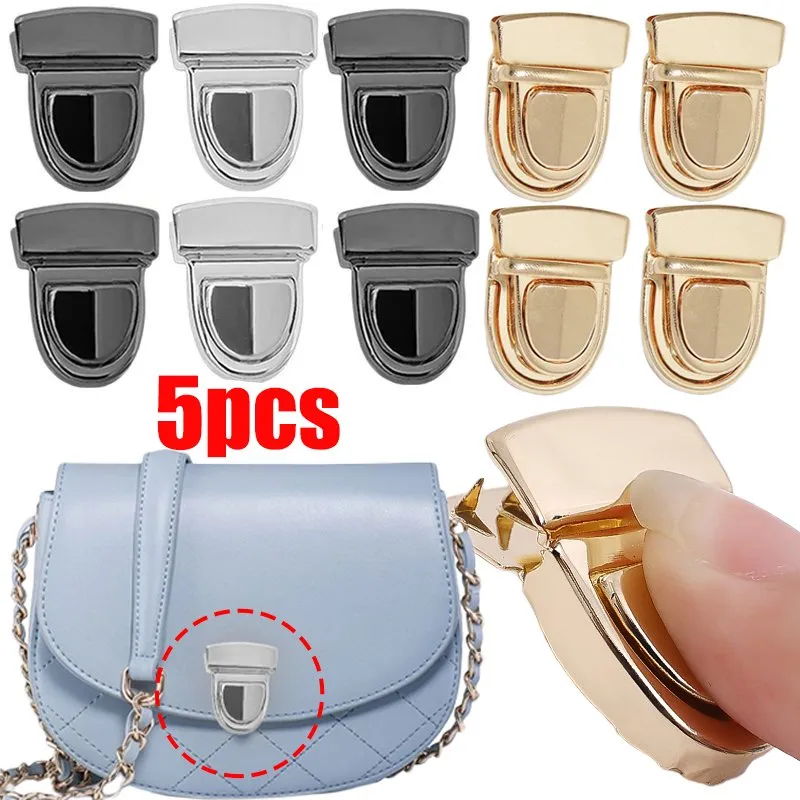 Tuck Lock Clasp Handbag Locks And Closures Purse Closures 6pcs