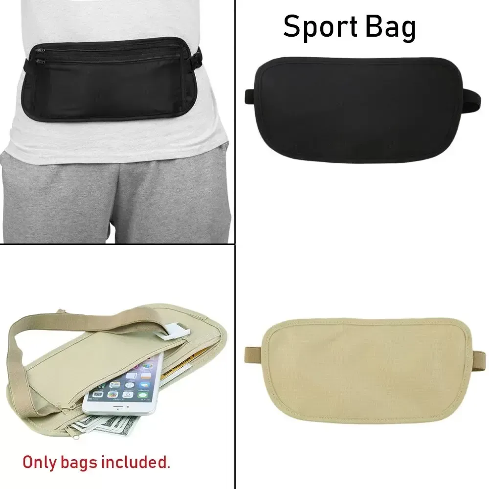 DHgate Cloth Waist Bag Hidden Wallet Passport Money Pouch for Men Women Bags Luggage Accessories