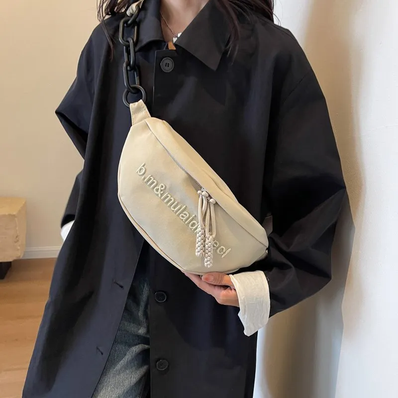2024 Large Capacity Waist Bag Trendy Korean Fanny Pack for Women Perfect for Daily Travel Use