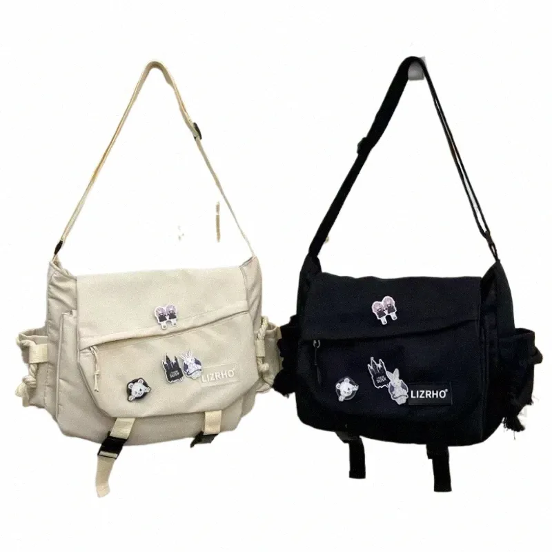 【早い者勝ち】NUTEMPEROR PU LEATHER BAG NUTEMPEROR+RADD LOUNGE - PU LEATHER EMBROIDERED BAG (BLACK