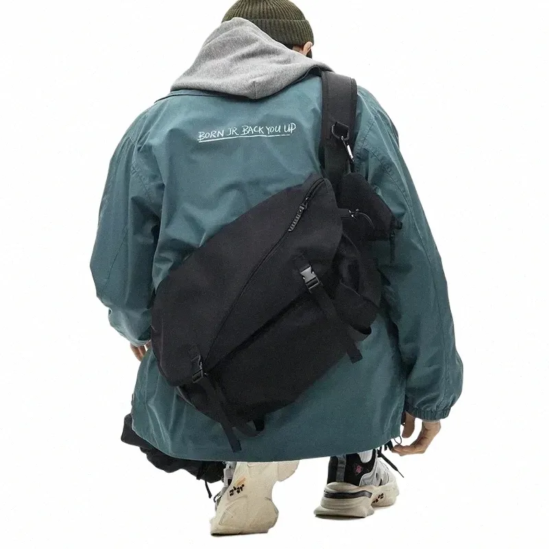 DHgate.com:2024Nylon Sling Bag for Men, Casual Japanese DHgate.com:2024Nylon Sling Bag for Men, Casual Japanese