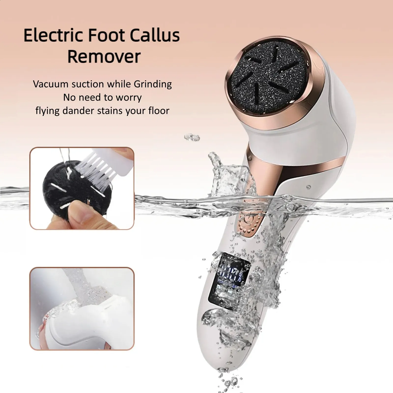 Electronic Foot File, Portable Electric Foot Callus Remover, Foot Care ...