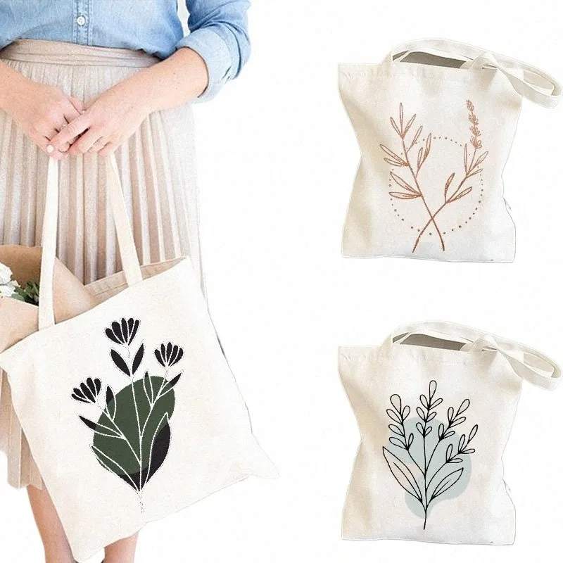 Aesthetic Canvas Tote Bag - Stylish Shopper Bag for Women