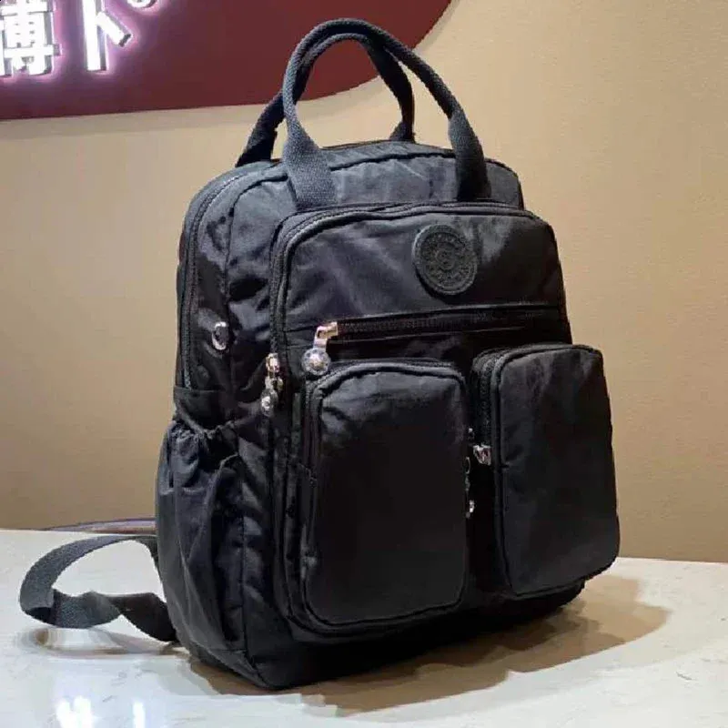 Lightweight Nylon Mini Backpack with Multiple Pockets  display picture 2