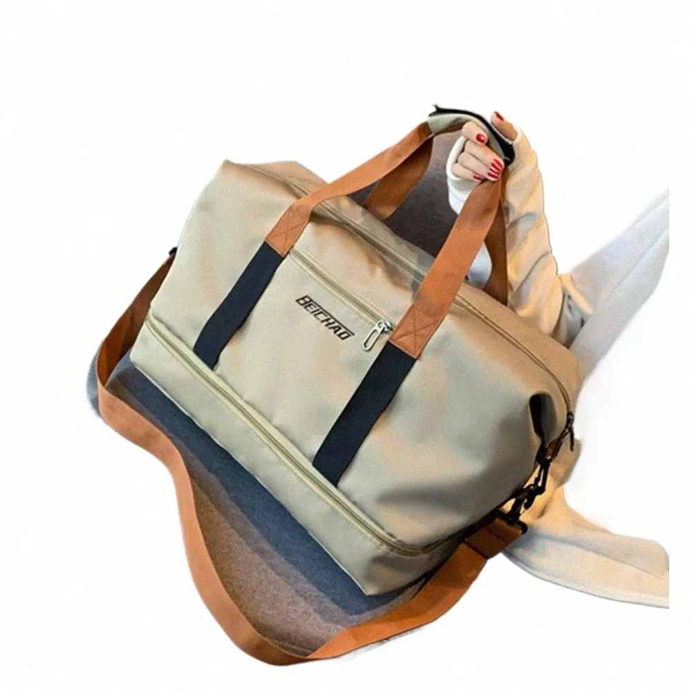 Large Capacity Reusable Large Gym Bag Womens With Independent Shoe Holder Multi Pocket Storage And Spl Proof Design Dr S9B1 From Effortlesshobo 23.19 DHgate.Com