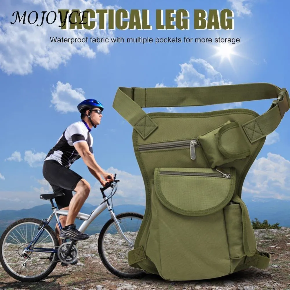 DHgate Unisex Waterproof Canvas Motorcycle Leg Side Bag Multipocket Fanny Pack for Outdoor Riding Bags Luggage Accessories