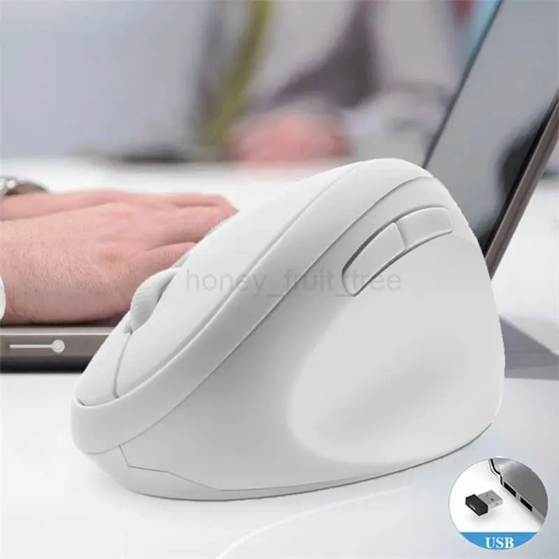 Lekvey Ratón Ergonómico, Ratón Inalámbrico Vertical Recargable 2.4 GHz óptico Para Túnel Carpiano: 800/1200/1600 DPI, 6 Botones, Para Portátil, PC, Mac, Ordenador, Escritorio, Portátil, Etc, De Rosa A