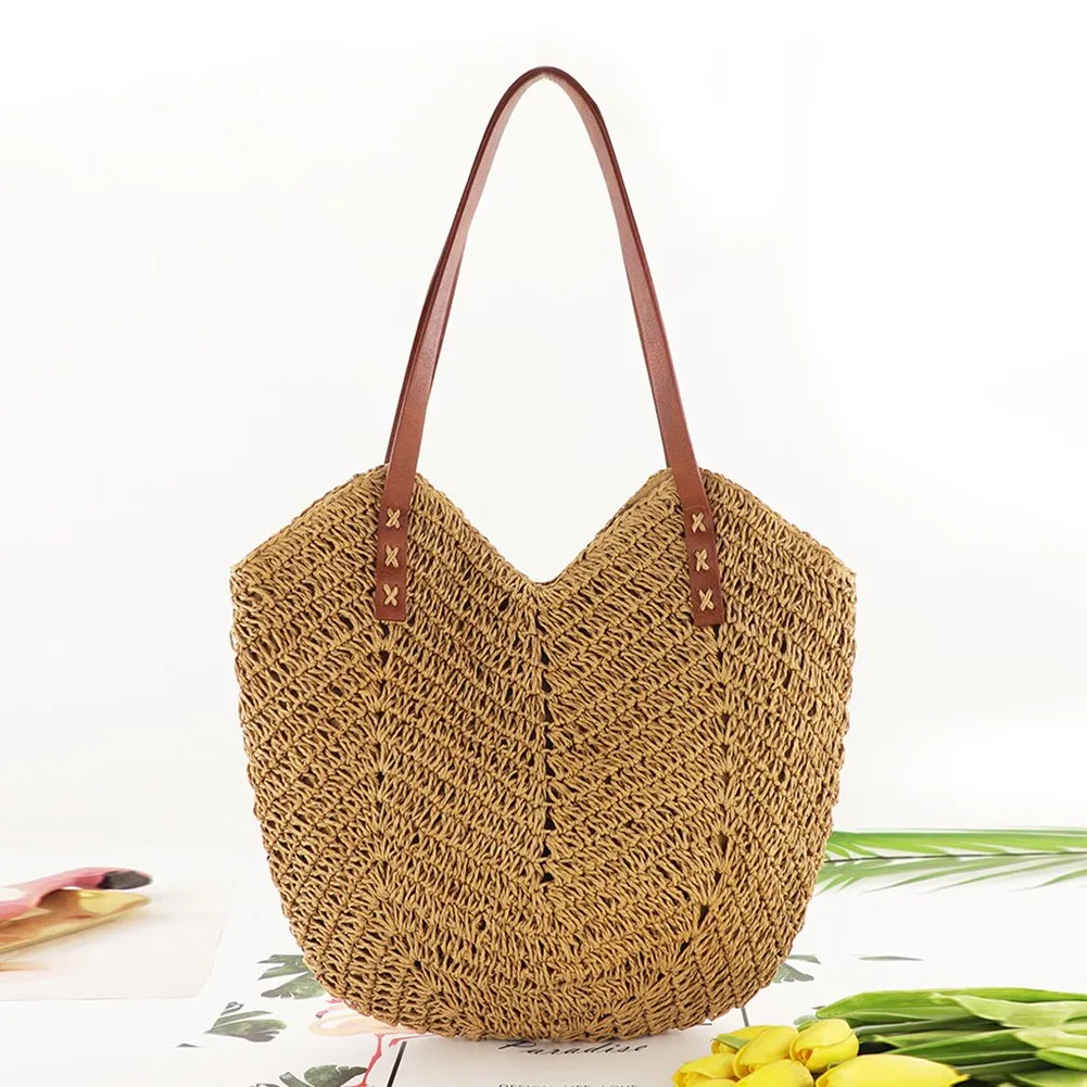 Beach Bags Fi Ladies Woven Bag Summer Handmade Elegant Casual Tote Purses 75dj From 18 07 DHgate