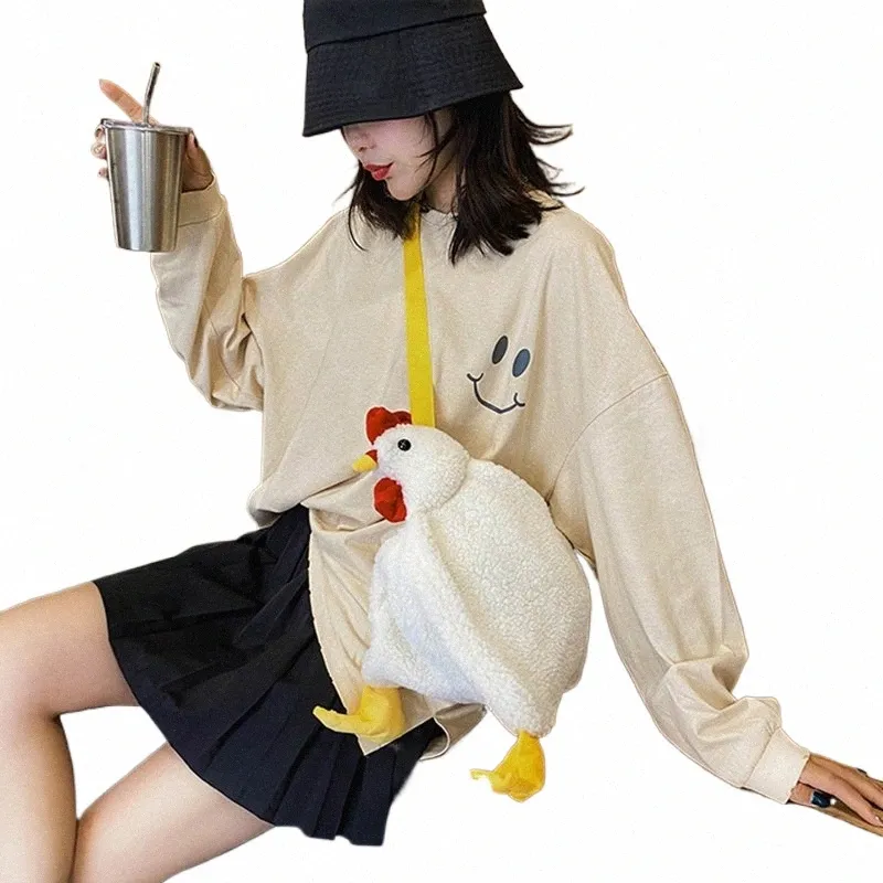 Alaigra Chicken Crossbody Purse | Novelty Hen Handbag | Funny Animal Purse For Women