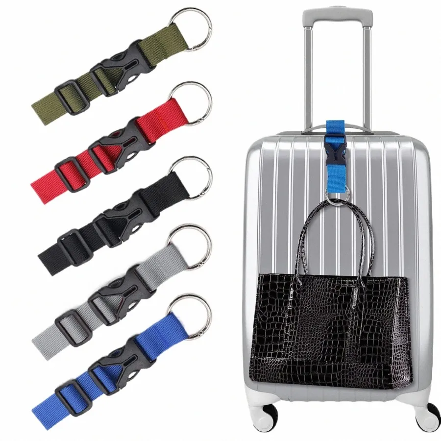 Adjustable Luggage Strap Secure Suitcase Belt, Travel Baggage