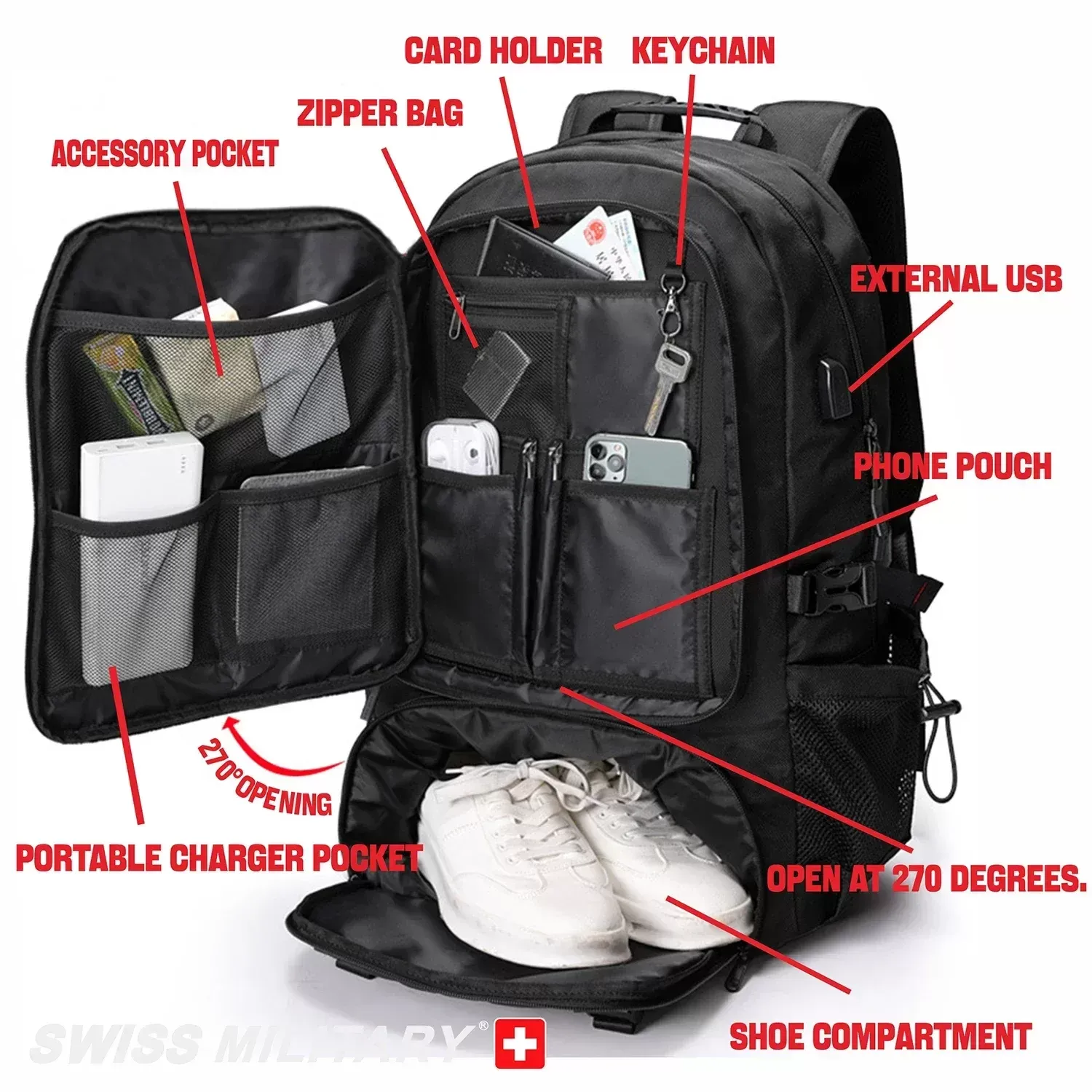 Outdoor sports backpack 2025