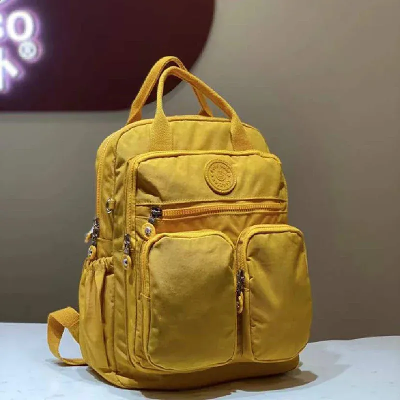 Lightweight Nylon Mini Backpack with Multiple Pockets  display picture 3