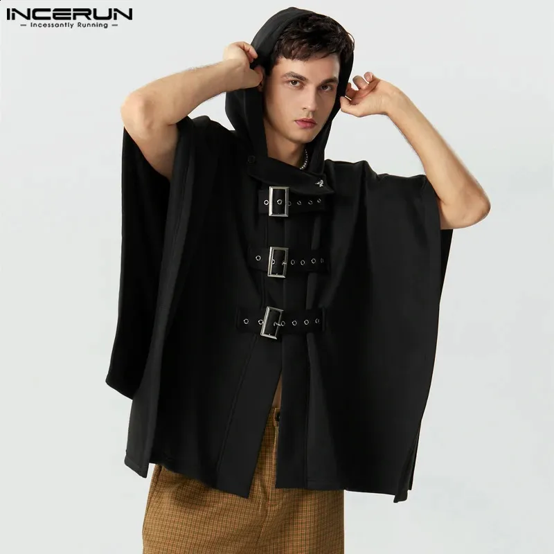 ジャケット・アウター L'Or Irregular hem cape coat ジャケット・アウター L'Or Irregular hem cape coat Mens