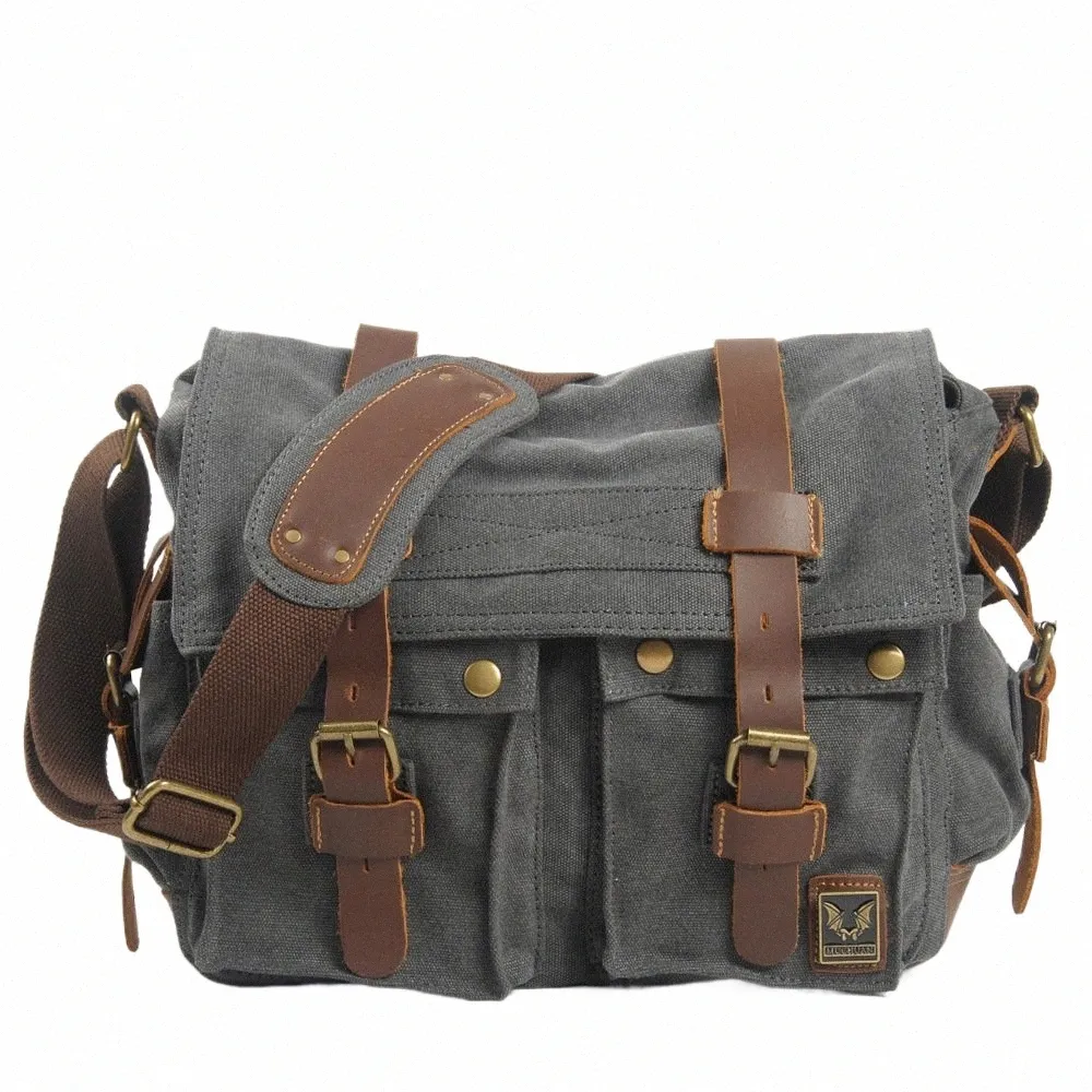 Premium Mens Messenger Bag - Stylish Shoulder Bag with