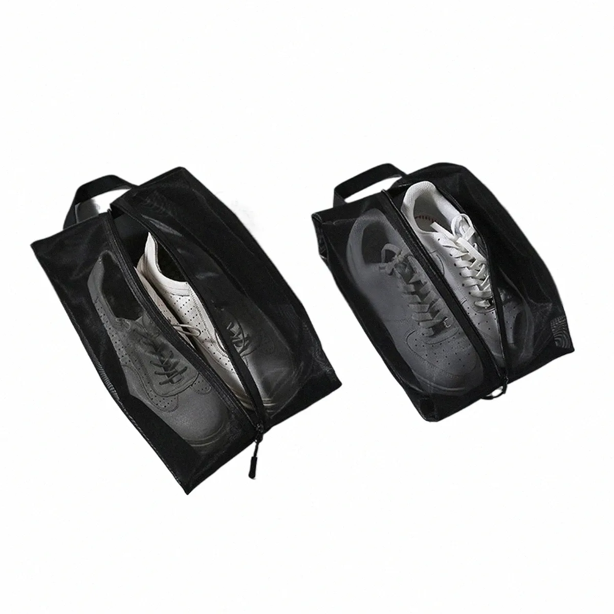 Black Boot Storage Bag - Portable Dustproof Cover For