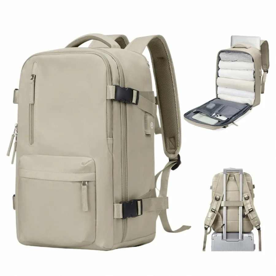 DHgate Womens Anti Theft Travel Backpack with USB Port Water Resistant Laptop Backpack for College Work Business Bags Luggage Accessories