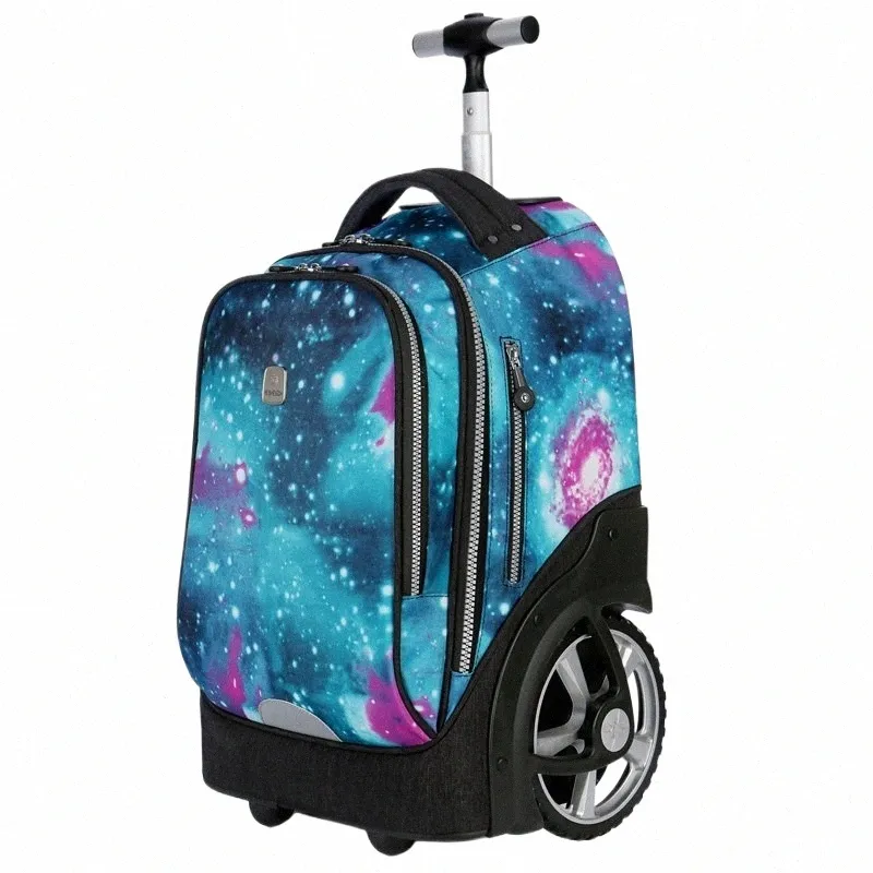 Vorspack Heavy Duty Clear Backpack - See Through PVC Bookbag For College, Work & Travel, 16x12x5.5 Inches (Purple Trim)