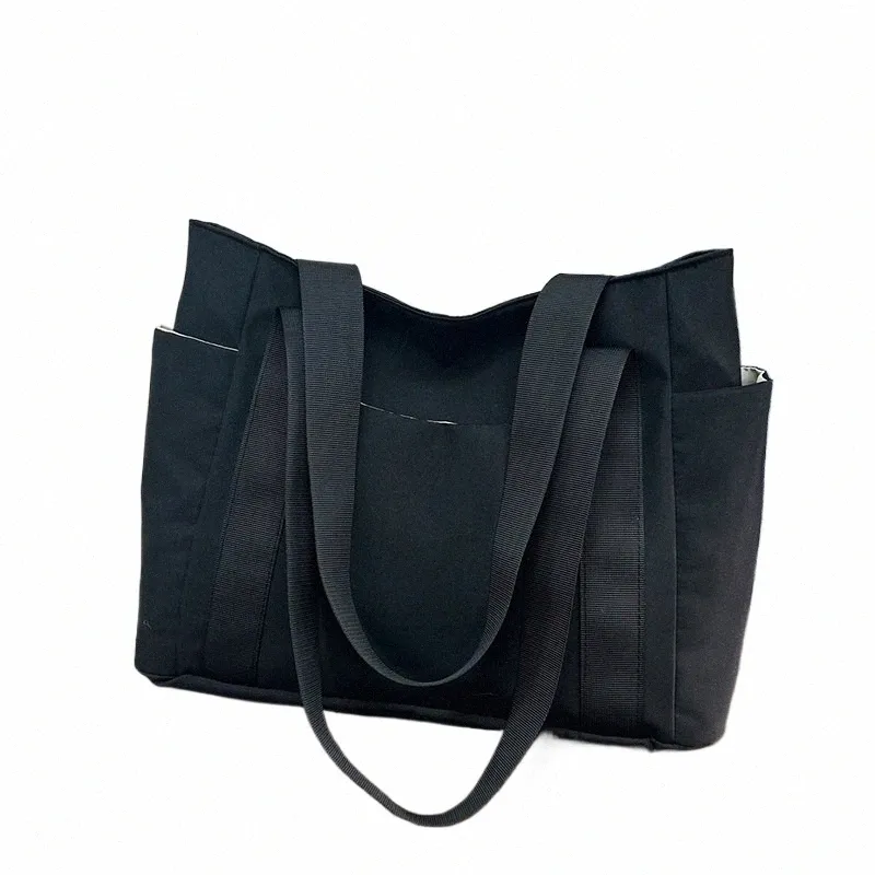 2024Womens Nylon Shoulder Bag: Large Capacity Tote Bag for