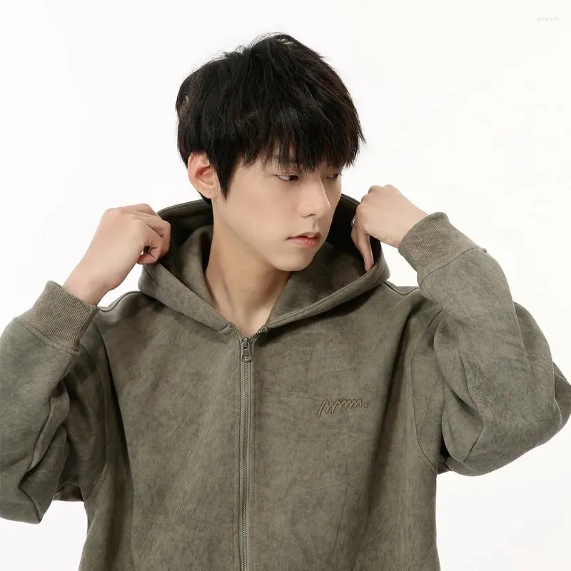 Fashion street solid color loose hoodie online