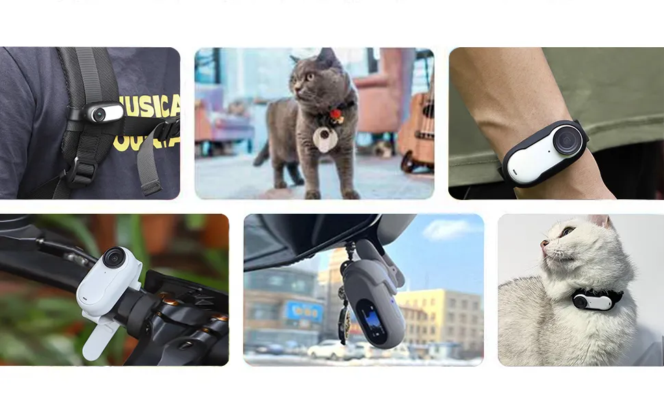 Kestanlora HD 1080P Cat Camera Collare Con Registrazione Video - 2