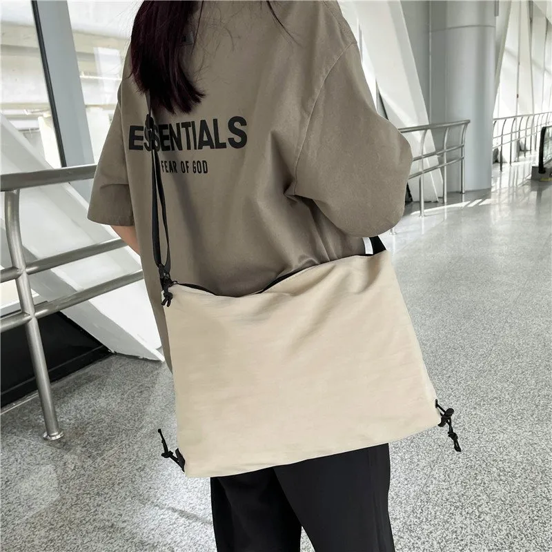 Large Capacity Womens Crossbody Bag - Casual Canvas Shoulder Bag