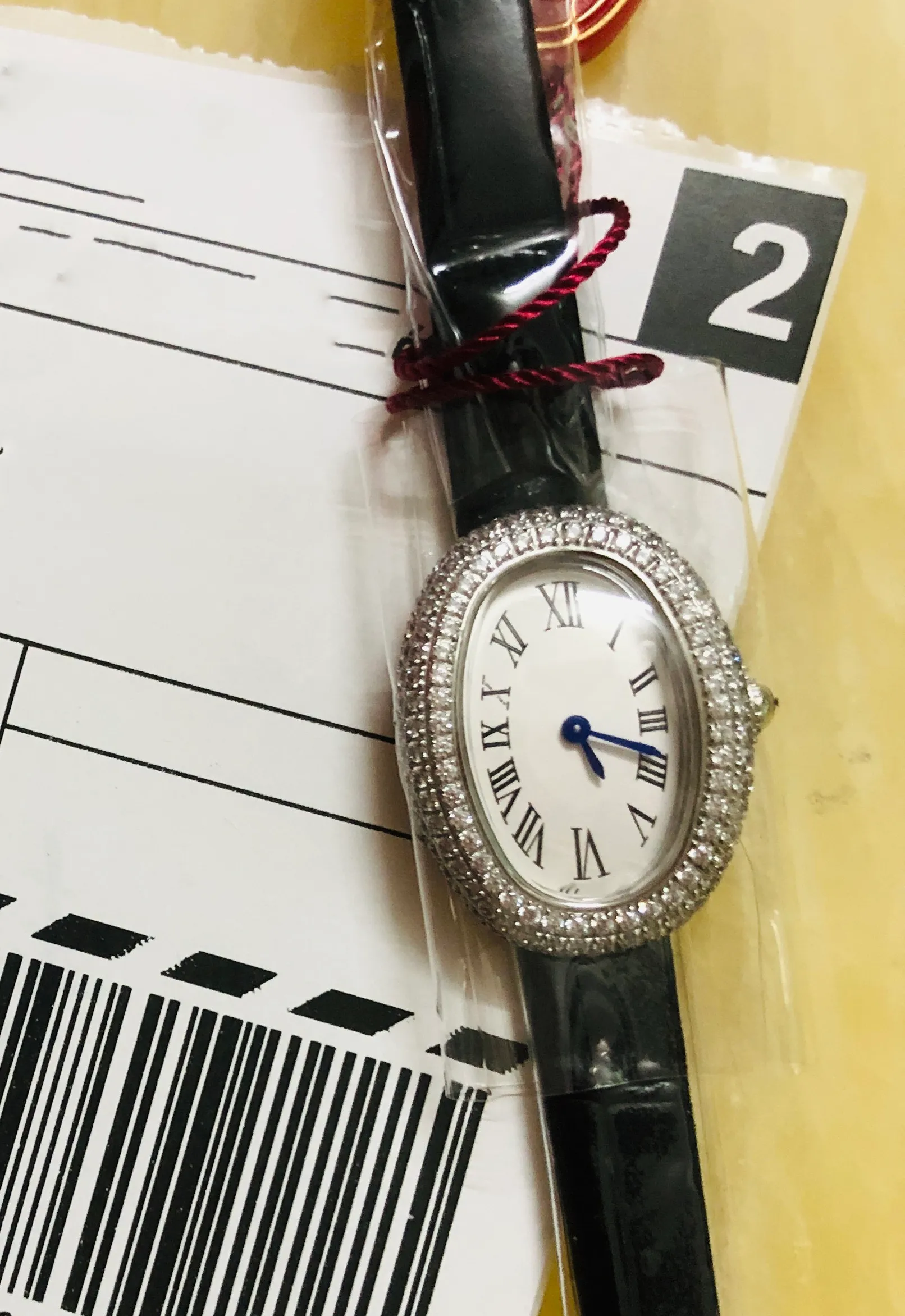 Baignoire Designer Womens Quartz Watch 32x26x8mm Lady 