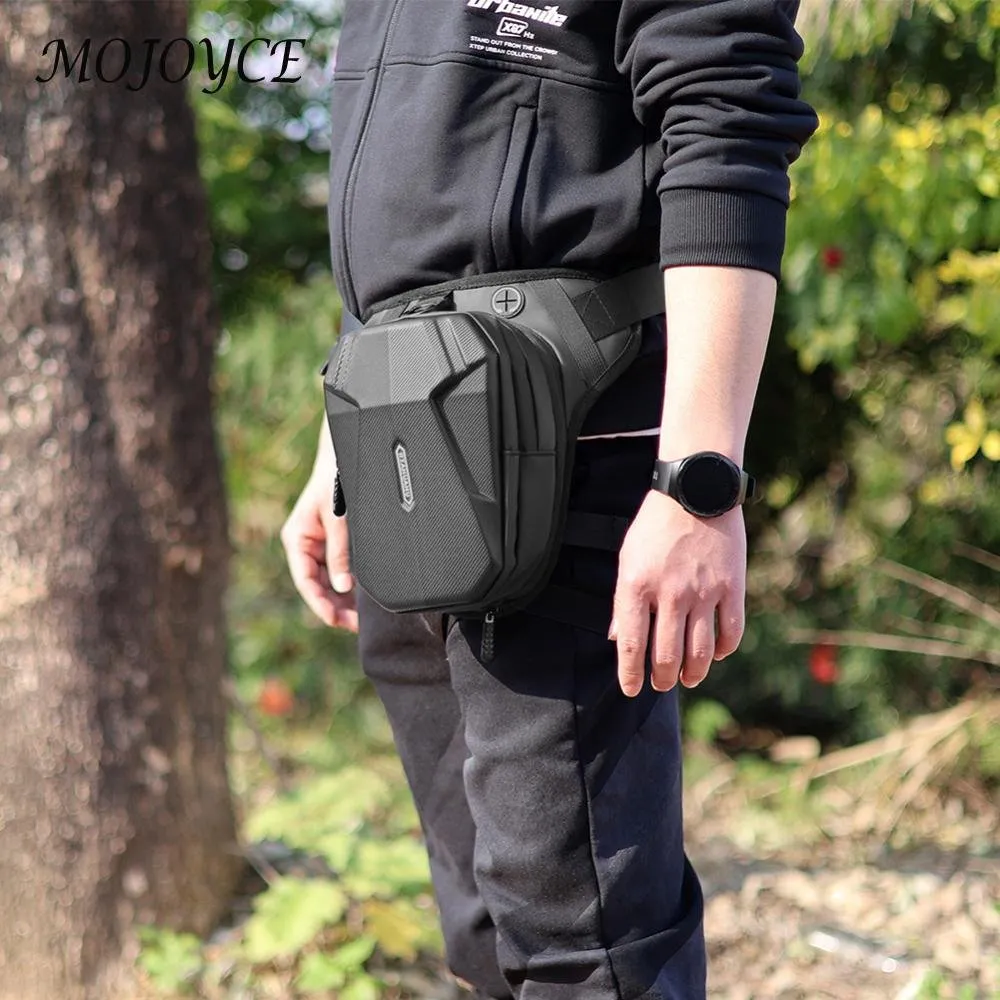 DHgate Waterproof Expandable Hard Shell Motorcycle Drop Leg Bag with Multi Pockets for Outdoor Riding and Cycling Bags Luggage Accessories
