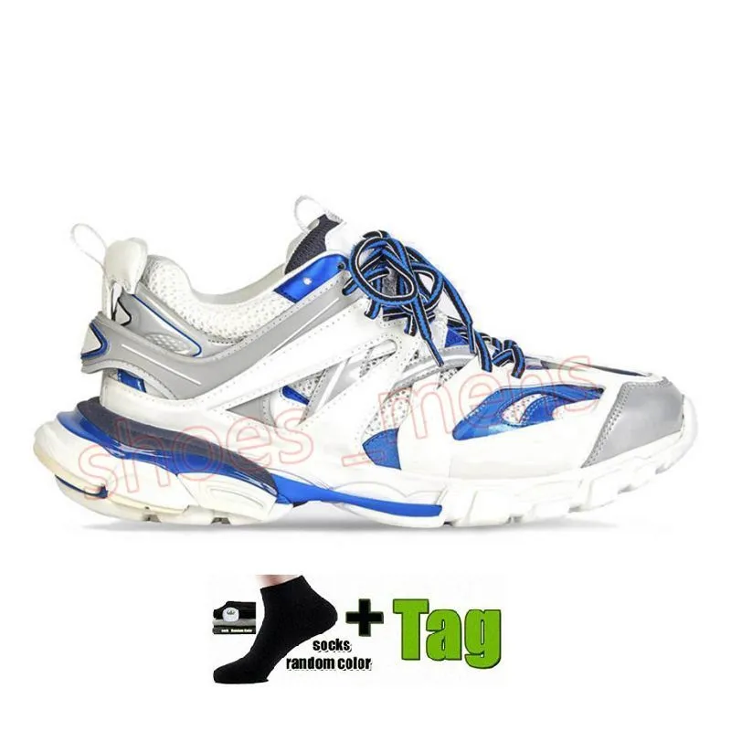 Balenciaga track trainers white sale