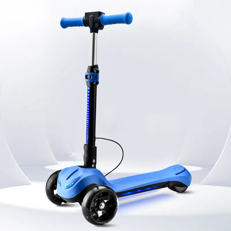 Electric Scooter with Big Wheels Seat: Premium Alloy Kick Scooter for  Kids 3-12 Years Shop Now!