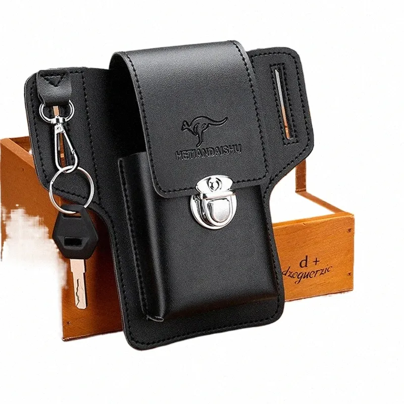 Vintage PU Leather Mens Cell Phone Loop Holster Case Belt Waist Bag For Passport Props Protective Phe Wallet Mobile Sheath From Easecarry 5.57 DHgate.Com