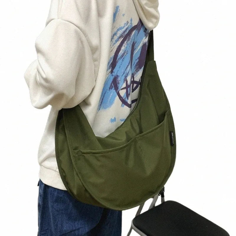 Y2K Style Crossbody Bag: Large Capacity Hobo Bag for Men