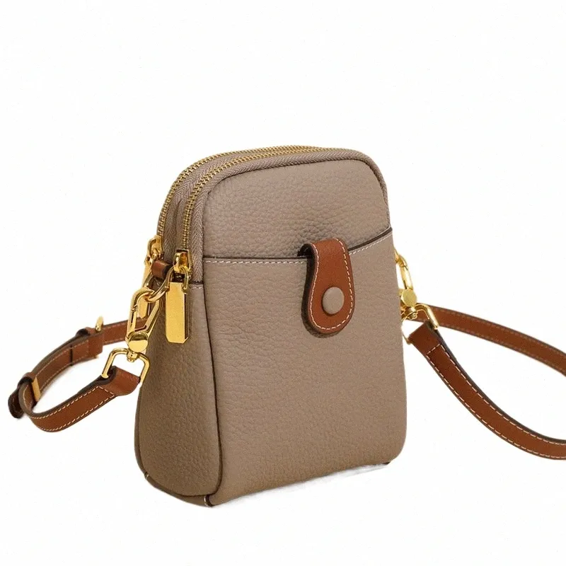 Genuine Leather Mini Mini Side Bag For Women Zipper Crossbody Handbag With Keyring Small Purse For Ladies From Trendytotette 33.53 DHgate.Com