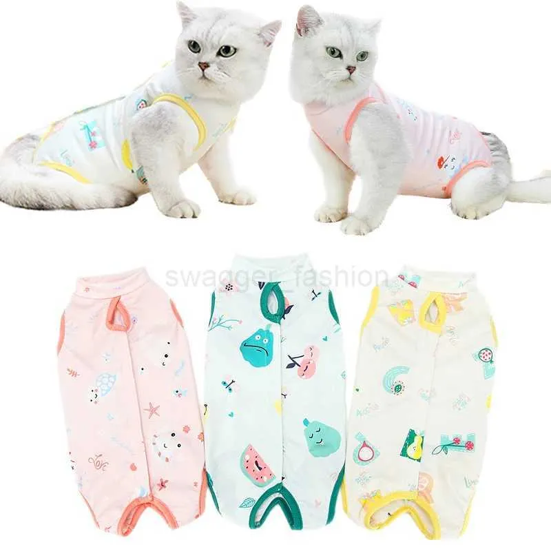 Cat Anti Licking Sterilization Clothes Pet Surgery Suit For Small