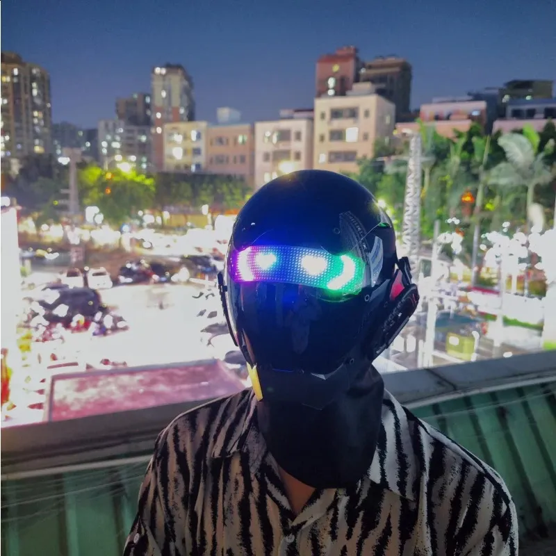 Cyberpunk Mask LED Mechanical Helmet DIY Custom... From Nian10, $47.8 |  DHgate.Com