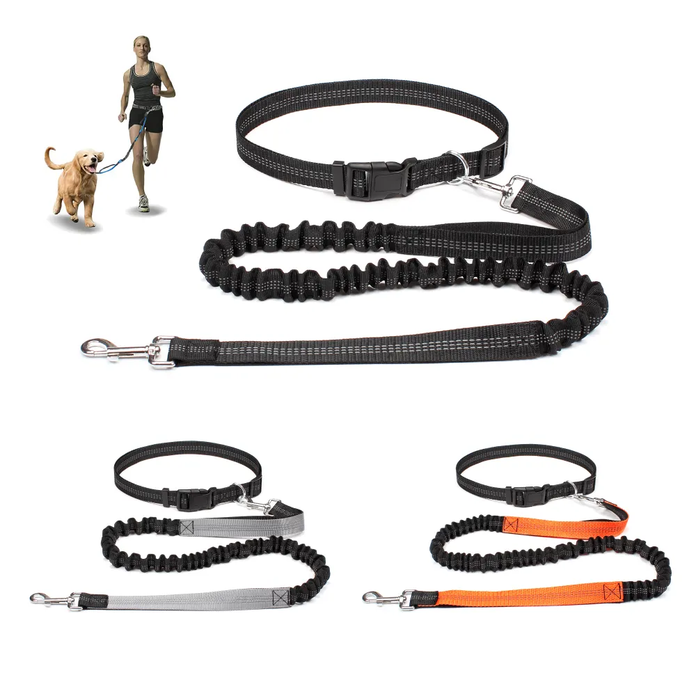 Hand Free Dog Leash for Walking, Running, and Jogging: Adjustable Waist  Belt, Chest Strap, and Traction Rope Dog Accessories